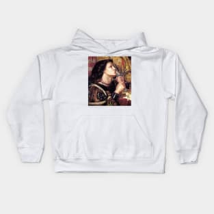 Joan of Arc - Dante Gabriel Rossetti Kids Hoodie